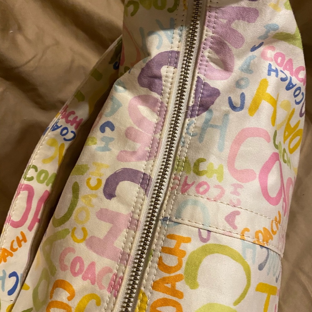 Vintage Coach bag with matching accessory - Picture 5 of 7